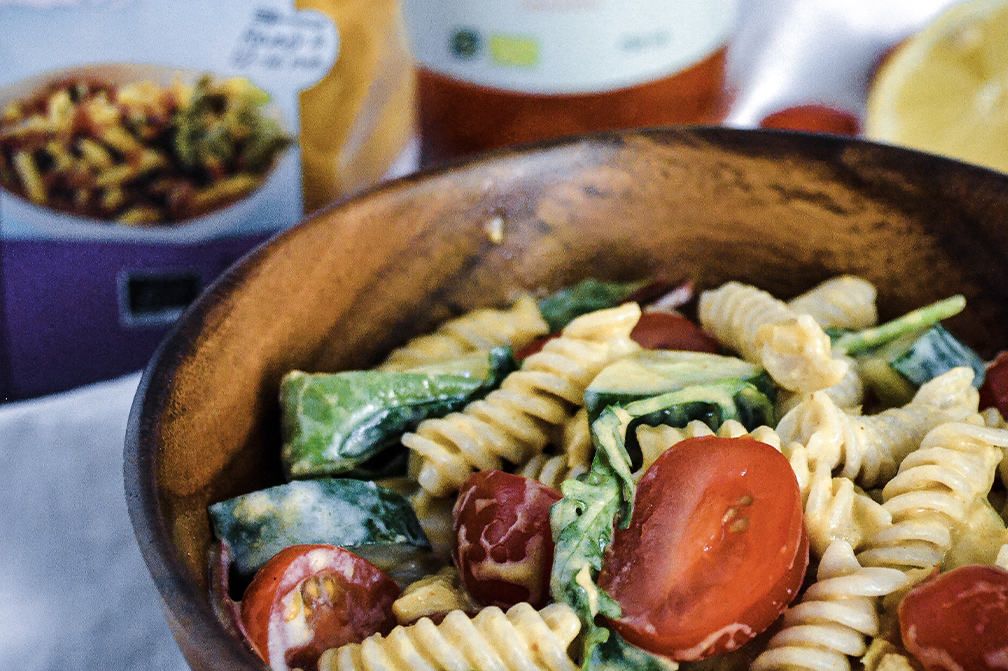 High Protein Pasta Salad