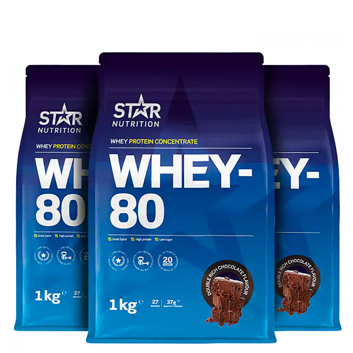 Whey-80 Mix&Match, 3x1kg