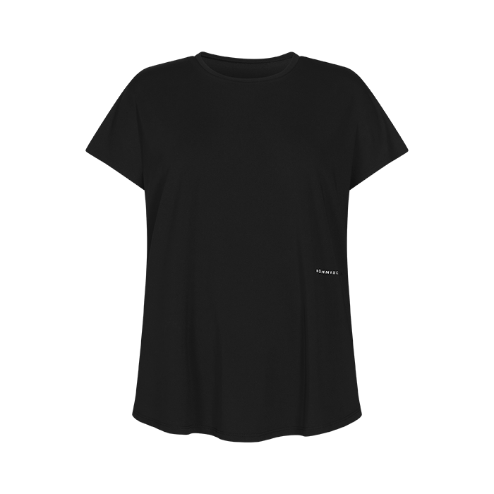 Jersey Loose Tee, Black