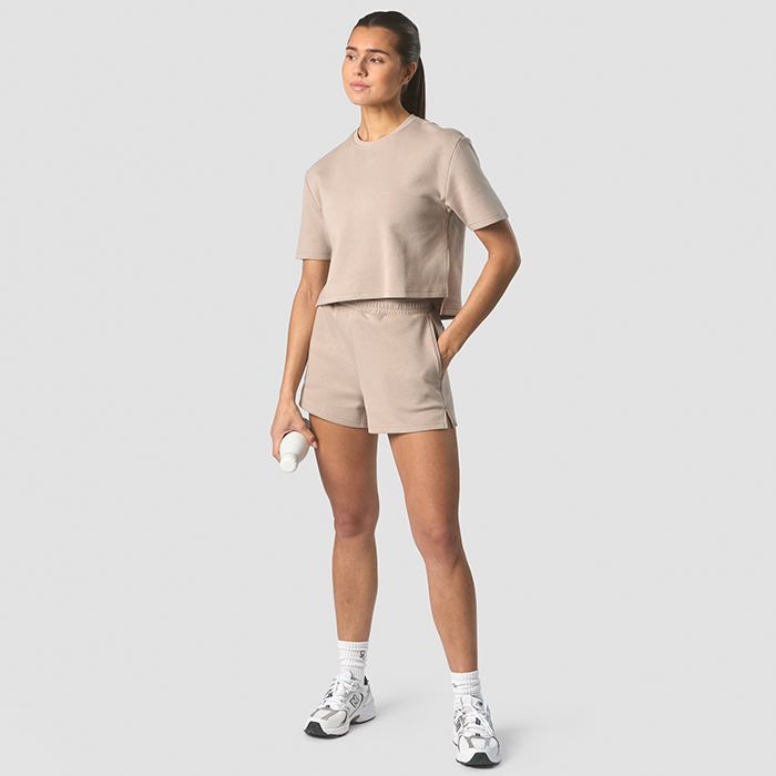 ICANIWILL Revive Heavy Shorts Wmn Light Greige