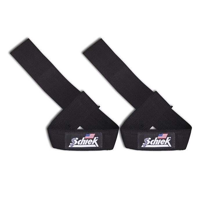 Schiek Basic Lifting Straps Black