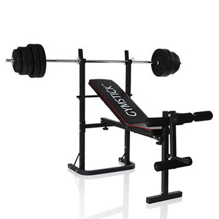 Gymstick Weight bench with 40 kg barbell set