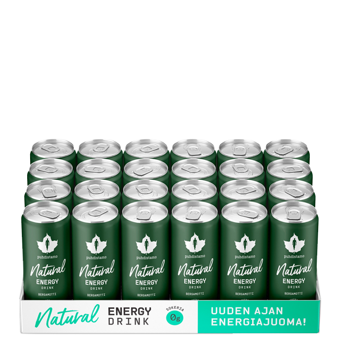 24 x Natural energy drink, 330ml